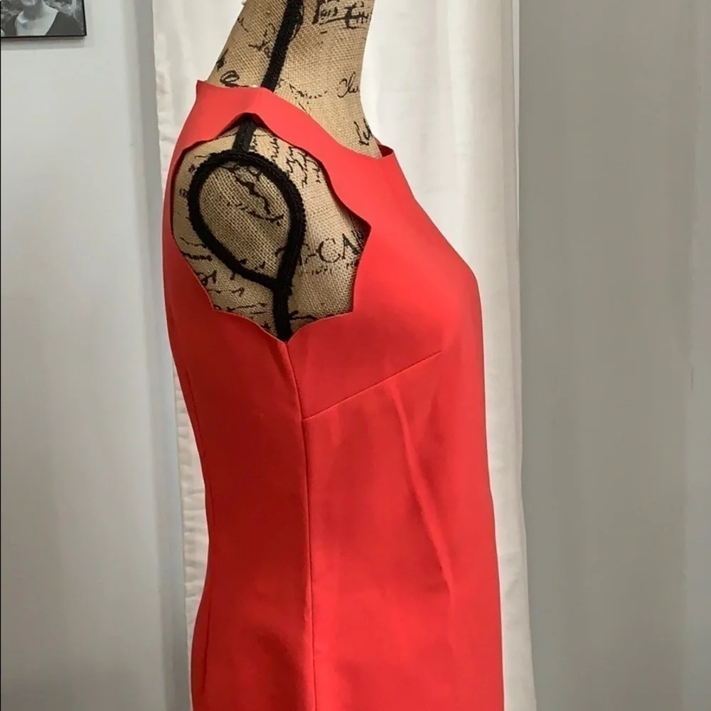 J. Crew pink scalloped dress size 2